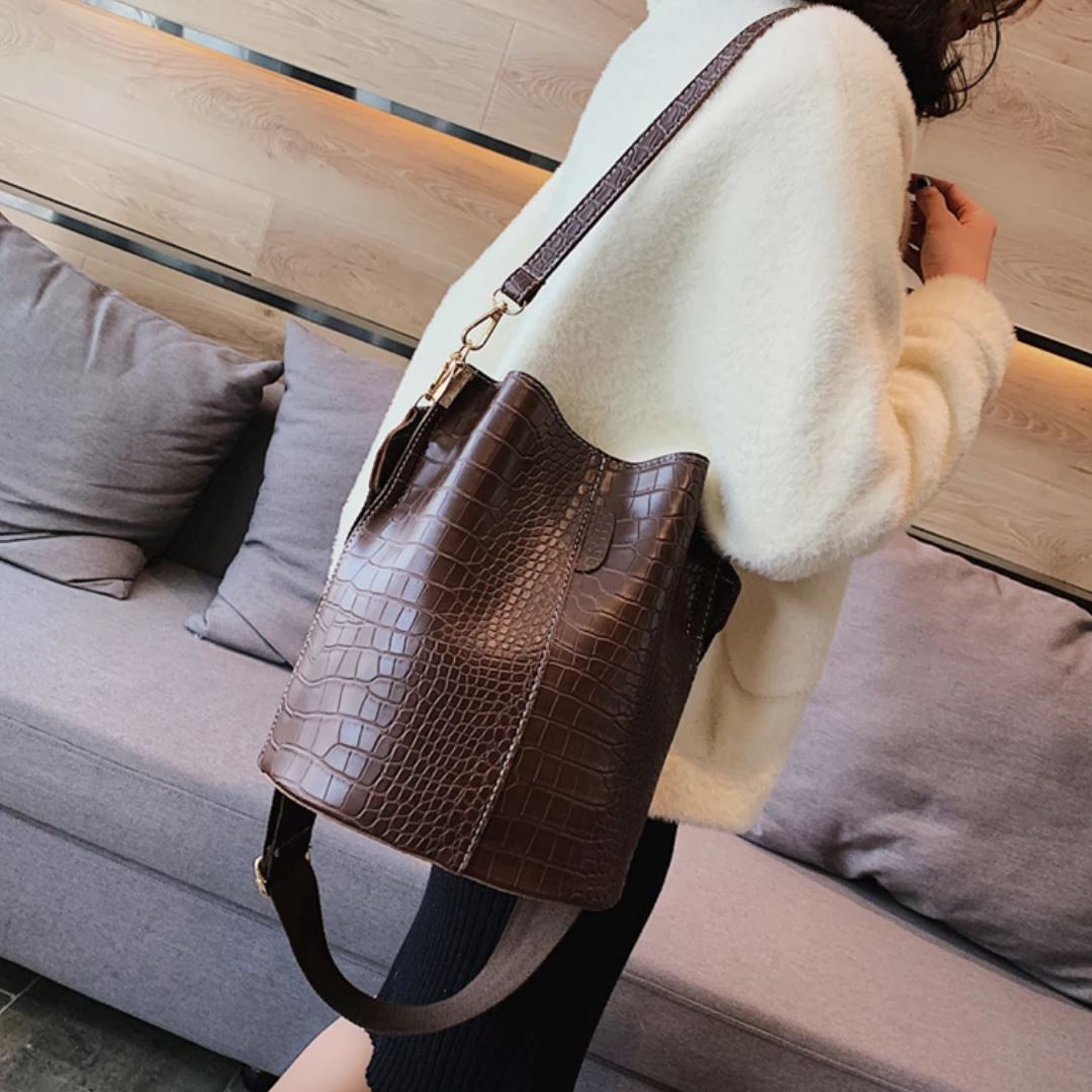 Grand Sac à Épaule pour Femme - Cuir Premium